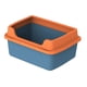 thumbnail image 4 of Cajas de arena para gatos de interior con protector de arena, extraíbles, fáciles de limpiar, de alta Azul, 4 of 9