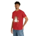 thumbnail image 6 of Guinea Grooves Unisex Heavy Cotton Tee Cute Pig Wearing Headphones Tshirt, 6 of 12