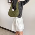 thumbnail image 2 of JUYGO Quilted Bag Purse for Women Puffer Crescent Bag Nylon Hobo Handbag Lightweight Padding Shoulder Bag for Work, 2 of 7