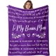 thumbnail image 1 of LHSHID Mom Blanket Gift for Mom for Mothers Day from Daughter Mom Gift from Son Best Mom Ever Pink Blanket for Sofa Bed Birthday for Mother from Son Daughter 60x80in, 1 of 6