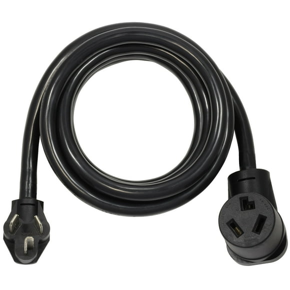 AC WORKS 30Amp Dryer Extension Cord (10FT 3-Prong Dryer)