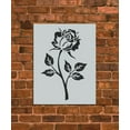 thumbnail image 2 of Rose Flower Stencil, 2 of 2