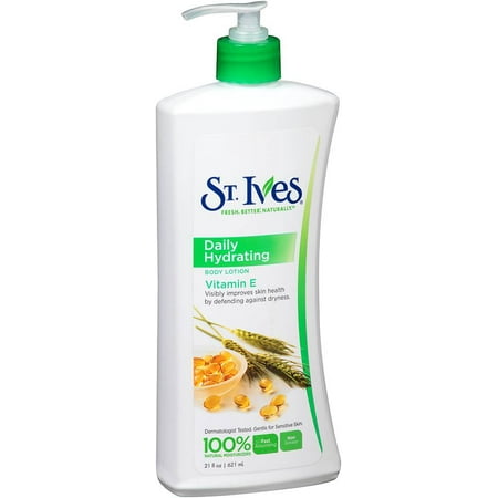 St. Ives Hydrating Body Lotion, Vitamin E and Avocado, 21 oz, Pack of 4