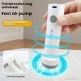 thumbnail image 3 of Cordless Electric Vacuum Pump for Vacuum Storage Bags Travel Air PUM（Storage Bags Not Included in This Package）, 3 of 7
