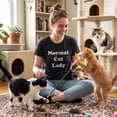 thumbnail image 4 of Womens Normal Cat Lady T Shirt Funny Pet Kitty Animal Graphic Novelty Tee Womens Graphic Tees, 4 of 9