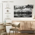 thumbnail image 5 of Elephant Stock Grand Teton Panorama Wall Art - Horizontal Canvas Wall Art - Living Room Wall Decor - Nature Canvas - Black And Gray Decor - 36" x 24", 5 of 8