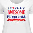 thumbnail image 4 of Inktastic Puerto Rico Love My Puerto Rican Family Women's Plus Size T-Shirt, 4 of 5