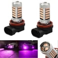 thumbnail image 2 of Universal Pink Purple H11/H8 LED Fog Driving Lights DRL Bulbs Car Accessories Automobiles Signal Lights, 2 of 5