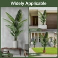 thumbnail image 4 of XIANERS Artificial Palm Plant 2PCS Tree Outdoor Indoor In Pot 6FT Large Artificial Plants Tree Outdoor Indoor In Pot With Detachable 18 Leaves lovely, 4 of 9
