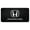 Black, variant on Honda Ridgeline Laser Etched Logo License Plate (Brushed Chrome)