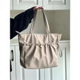 thumbnail image 2 of IELGY Ladies Simple Tote Bag Large Capacity Student Class Simple Lightweight Commuter Practical Shoulder Bag, 2 of 13