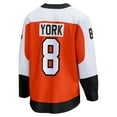 thumbnail image 3 of Men's Fanatics Cam York Orange Philadelphia Flyers Home Breakaway Jersey, 3 of 3