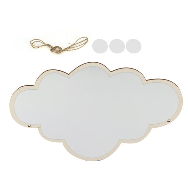Etiqueta engomada de la pared de la nube de acrílico nórdico - etiqueta decorativa del espejo para la decoración del hogar del arte de la habitación de los niños
