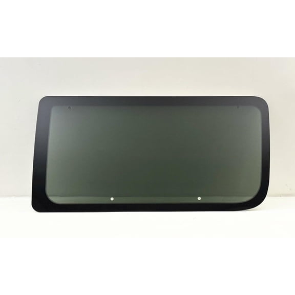 Tempered Movable Style Passenger Right Side Sliding Door Window Door Glass Compatible with Ford Econoline 1998-2016 Models