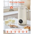 thumbnail image 3 of 10-Blade Nut Milk Maker Machine,41 oz for Homemade Soy,Oat,Almond Milk,Juice,Milkshake,Self-Cleaning,Boil Water&Delay Timer, 3 of 11