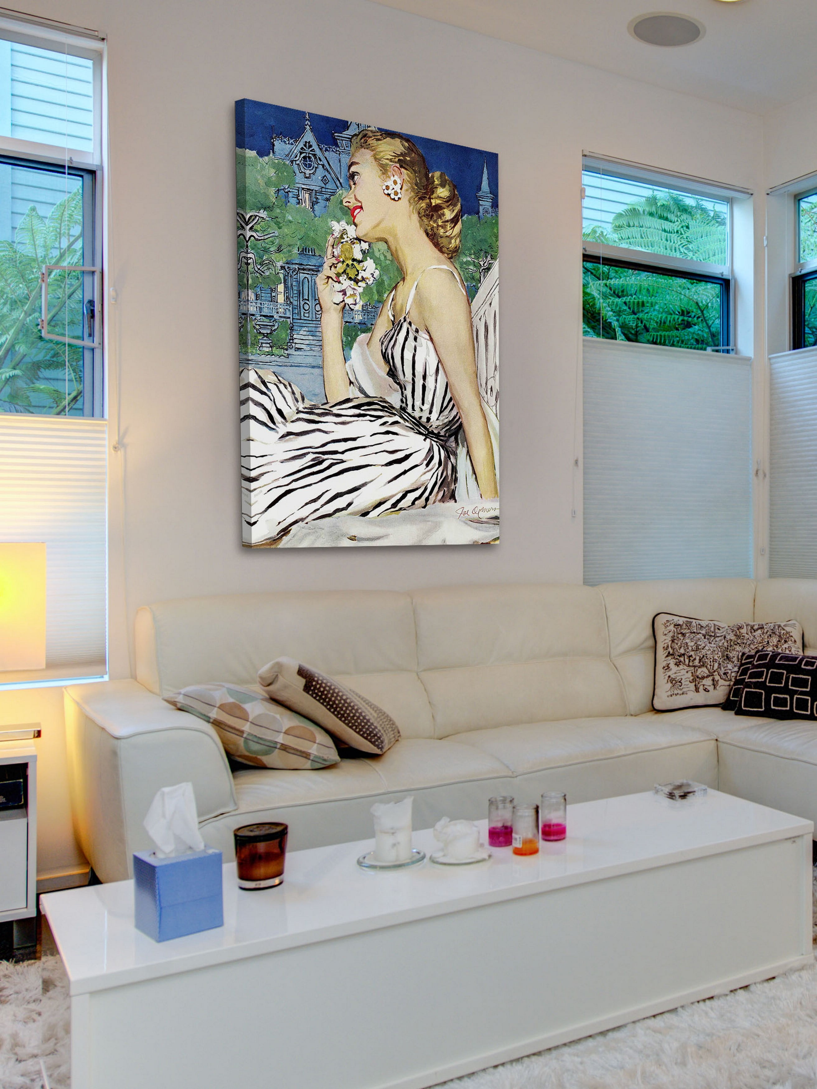 "Walk to the Dance" Painting Print on Wrapped Canvas