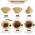 thumbnail image 3 of Filtros de café Clinuse #2 sin blanquear, 200 unidades, 3 of 8