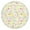 135, variant on Allover Floral Print Round Tablecloth with Elastic Edge, Water-Resistant Polyester Cover, Fits 44-52 Inch Round Tables for Kitchen or Garden