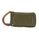 thumbnail image 5 of Neceser de viaje portátil, neceser de maquillaje resistente al agua, estuche organizador de cosméticos, bolsa de almacenamiento de cuero PU verde Macarena neceser colgante, 5 of 6