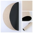 thumbnail image 2 of Unique Bargains Set of 6 PU Placemats for Kitchen Beige 15*15in, 2 of 7