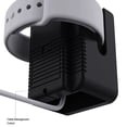thumbnail image 3 of Soporte de cargador de consola de juegos 3D de silicona para Apple Watch Series 8 7 (negro) Hugtrwg Nuevos Originales, 3 of 9