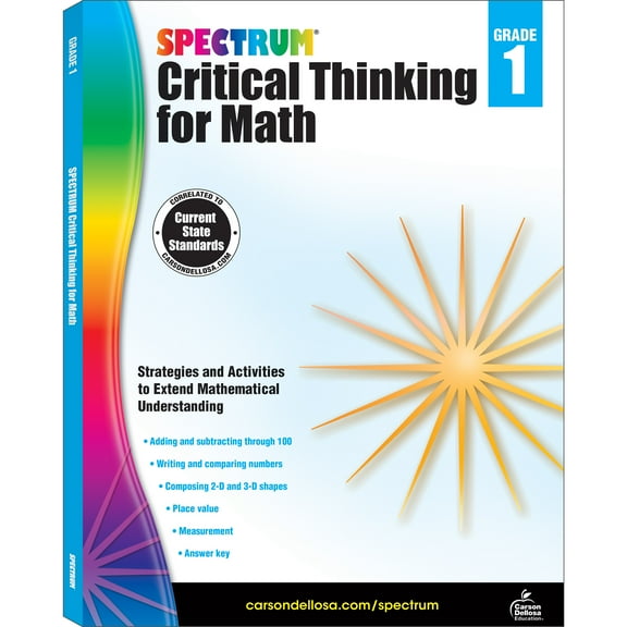 Spectrum Spectrum Critical Thinking for Math, Grade 1: Volume 43, (Paperback)