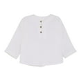thumbnail image 1 of Minymo Long-Sleeve Shirt - White (12 Months), 1 of 3