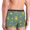 thumbnail image 3 of Uemuo Cute Yoga Frogs Pattern Men's Boxer Briefs,Trunk Anti-Chafing,Comfortable, Durable, and Stylish Underwear-, 3 of 9