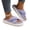 Purple, variant on Comfy Slippers for Women Plush Crossstrap Open Toe Non-slip House Slippers Fall Slippers for Women Thick Soled Plush Slip‑on Indoor House Shoes