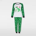 thumbnail image 1 of Familia Otoño Camisa Top Pantalones Cintura elástica Dinosaurio Impreso Ropa de dormir Traje, 1 of 9