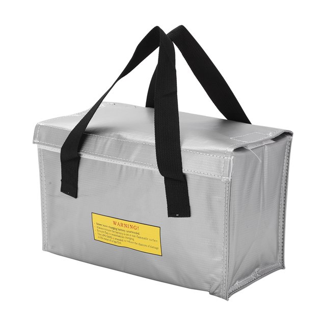 Bolsa De Almacenamiento De Seguridad, Bolsa Ignífuga Multifuncional Portátil De Gran Tamaño Resistente Al Fuego Resistente Al Calor Para Varias Baterías De Aviones Amonsee No