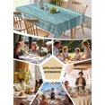 thumbnail image 5 of Duck Green Table Cloth, Waterproof Tablecloth for Rectangle Tables, Vintage Modern Abstract Art Ombre Reusable Washable Fabric Table Cover for Restaurant Kitchen Dining Tables 60"x84", 5 of 9