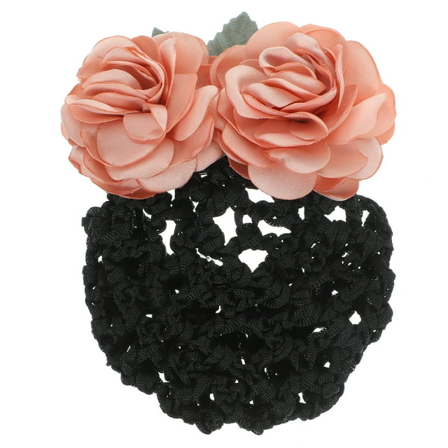 Hair Bun Cover Flower Hair Bun Net Lady Hair Snood Net Women Hair Accessory