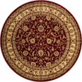 thumbnail image 2 of Rugs.com Aditi Collection Rug – 6' Round Red Low Rug Perfect For Kitchens, Dining Rooms, 2 of 9