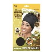 Qfitt Organic Argan & Shea Butter + Olive Oil Hook & Loop Open Wrap