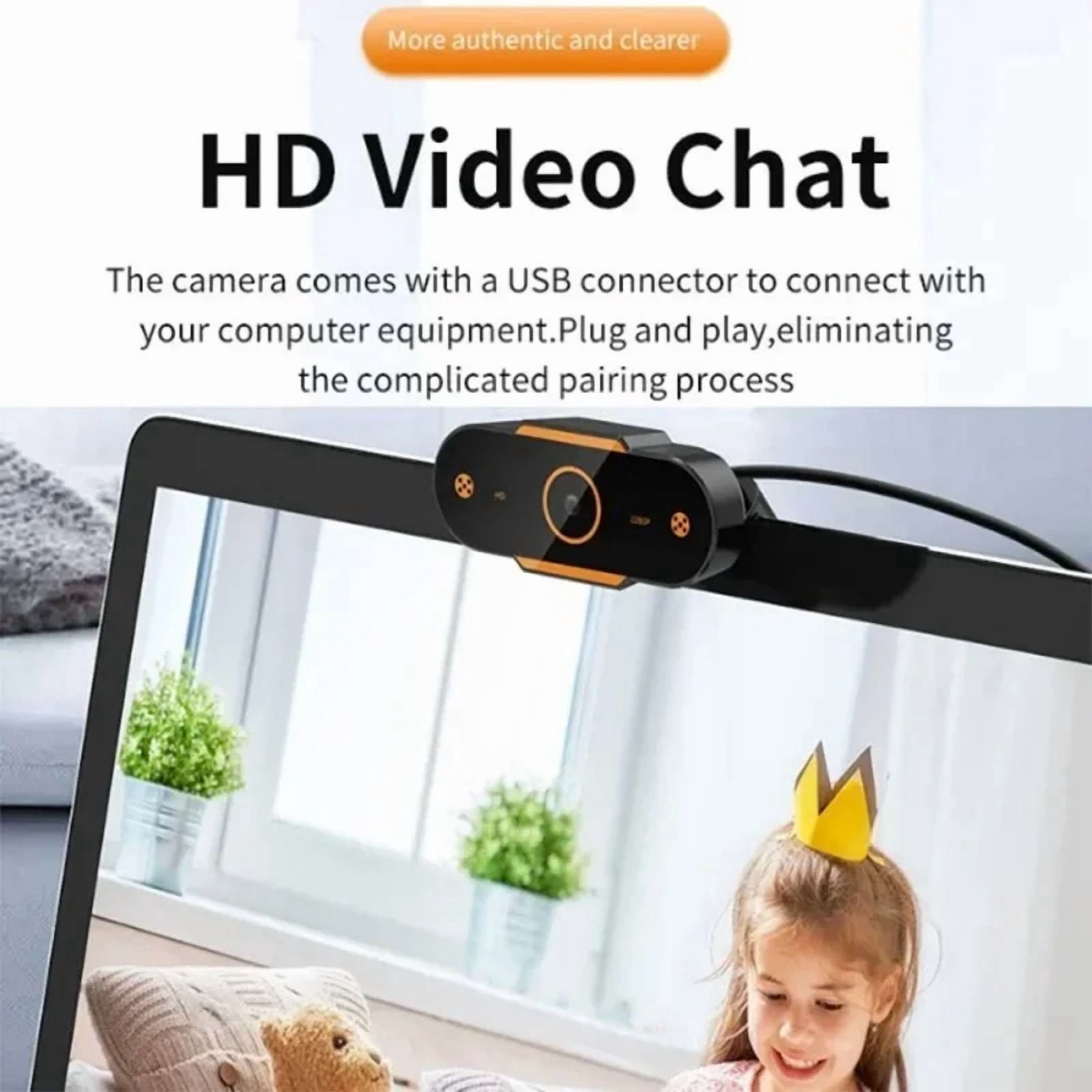 USB Computer Camera 1080P High-definition Autofocus Camera Online Course Conference Video Microphone Desktop Laptop Camera Head