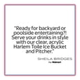 thumbnail image 3 of Sheila Bridges Harlem Toile Basketball Pitcher with Lid, 3 of 8