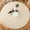 Cream Wooden, variant on Round Vinyl Fitted Tablecloth with Flannel Backing Elastic Table Cloth Waterproof Oil-Proof Plastic Cover- Fits Tables up to 36" - 44" Diameter