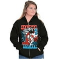 thumbnail image 4 of Cool Kanji Street Fighter Retro Ryu Zip Up Hoodie Men's Women's Brisco Brands L, 4 of 6