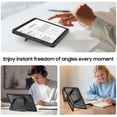 thumbnail image 5 of Fintie Shockproof Case for Samsung Galaxy Tab A11+ Plus 2025/ A9+ Plus 11 Inch 2023, Slim Frosted Hard Cover with Multi-Angle Kickstand, Black, 5 of 11