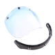 thumbnail image 2 of Casco Visera 3-snap de Motocicleta Protector Protección de Sol para Soledad Visera del casco de la motocicleta, 2 of 9