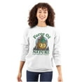 thumbnail image 3 of Woodsy Owl Give a Hoot About Nature Sweatshirt for Men or Women Brisco Brands M, 3 of 6