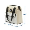 thumbnail image 4 of Ozark Trail 24 Can Wide Mouth Soft Cooler Tote, Tan, 16.9 Quart Volume Capacity, 4 of 14