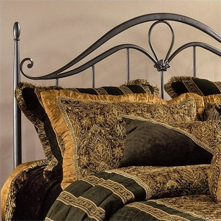 Bowery Hill Full Queen Metal Spindle Headboard with Frame in Bronze