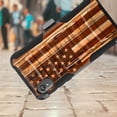 thumbnail image 2 of DALUX Hybrid Kickstand Holster Phone Case Compatible with Galaxy A10e 2019 - Brown US Flag Print, 2 of 2