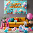 thumbnail image 3 of Colorful Design Balloon Decoration Children Celebration Banner for Birthday Party Kids Event Decoration, 3 of 9