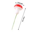 Plant Mini Foam Color MUSHROOMss Outdoor Christmas Decorations Micro