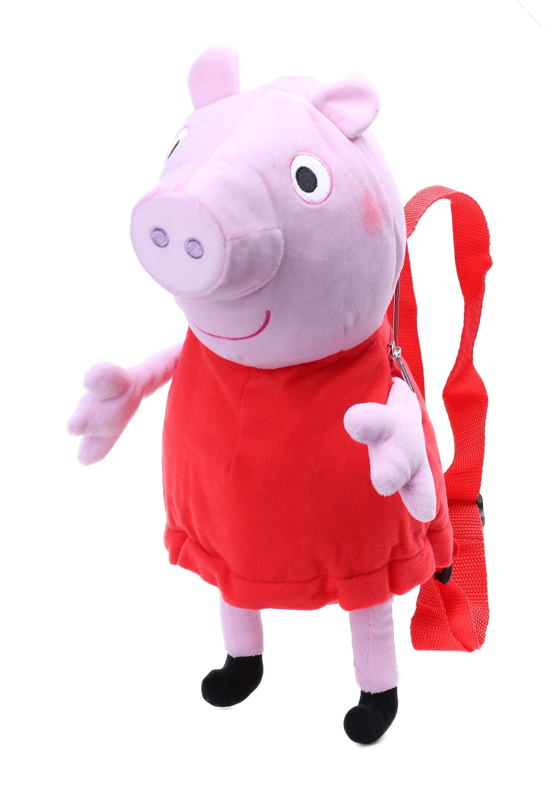 Peppa Pig Plush Backpack Pink Red Walmart Canada