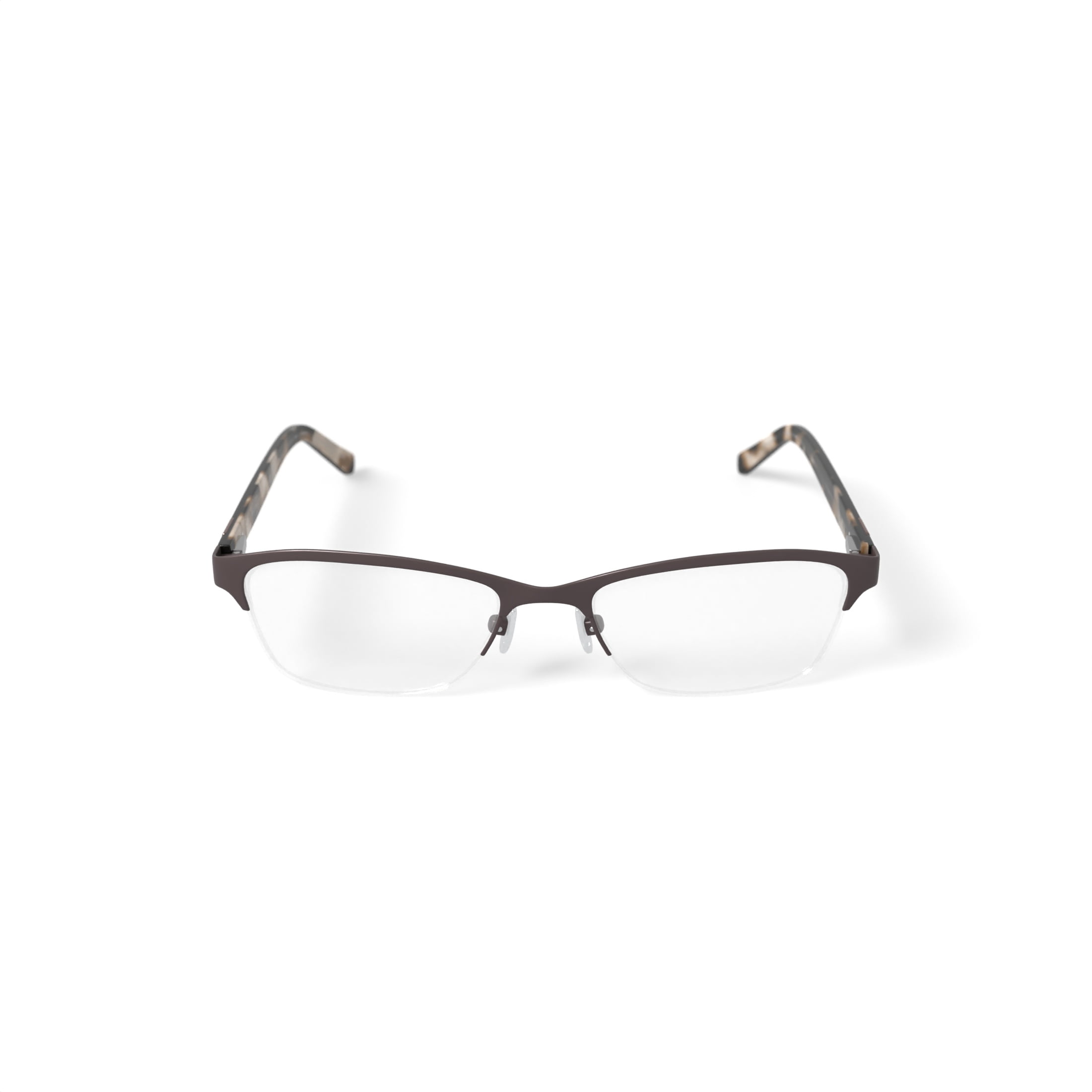 Flower Women's FLR6020 Prescription Eyeglasses with Case, Brown