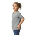 thumbnail image 3 of Gildan Toddler Heavy Cotton T-Shirt, Short Sleeve Taped Neck Shirt, Sport Grey Tee, Size 5T, 3 of 5